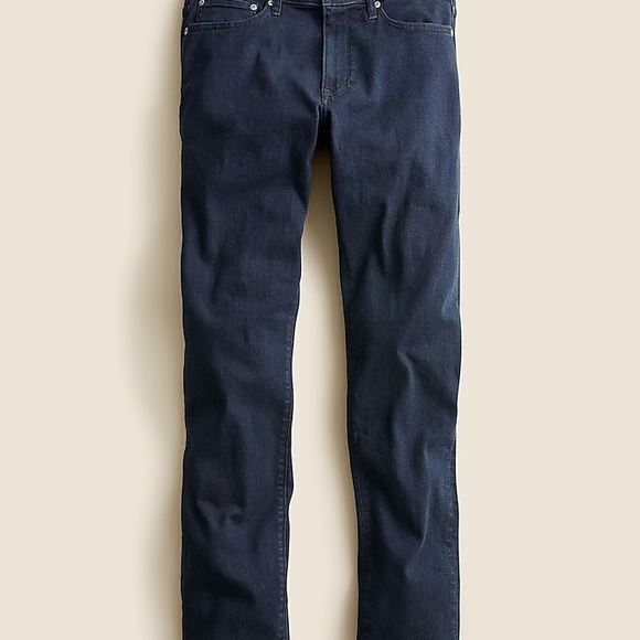 J. Crew 1040 Athletic tapered-fit stretch jean in deep lake wash Men’s 30x30 - Picture 1 of 8
